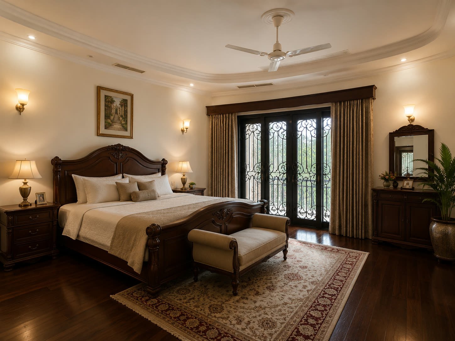 Suite One inside the villa